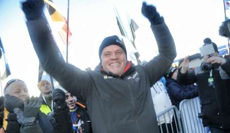 Mäkinen está felíz