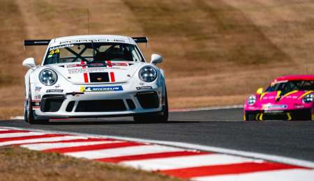Dorian Mansilla completó la segunda fecha de la Porsche Cup GB