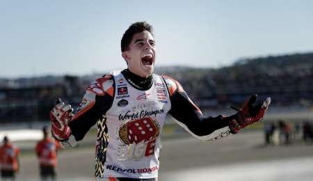 Márquez entre los grandes