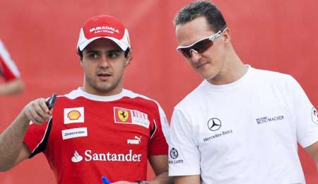 Felipe Massa habló de la salud de Michael Schumacher