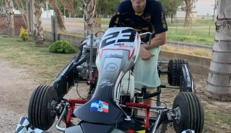 Tuvo que dejar el fútbol por estrés y ahora correrá en karting