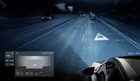 Los faros inteligentes de Mercedes
