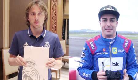 Los regalos de Alonso y Modrić