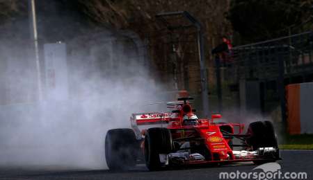 Hoy la F1 prueba sobre mojado