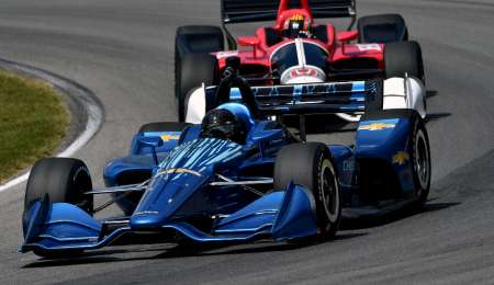 IndyCar testeó el kit para circuitos mixtos
