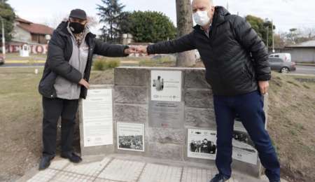 Pusieron en valor monumento a Octavio Suárez en Lanús