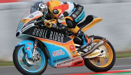 Moto3: Gabriel Rodrigo tercero en las prácticas en Holanda.