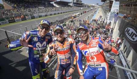 Las mejores imágenes del Moto GP en Le Mans