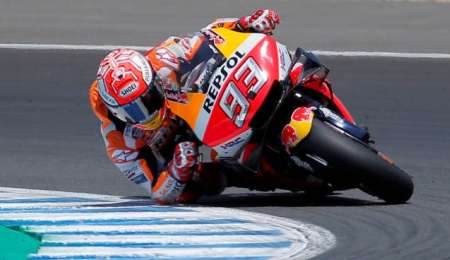 Márquez gana en Jerez con un podio integramente español