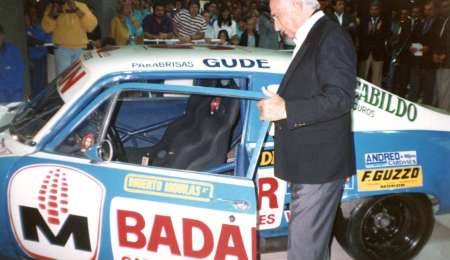 Una historia triste: El auto de Mouras llegó al Museo Fangio el día de su muerte.