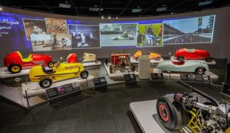 Sorprendente museo de autos para niños