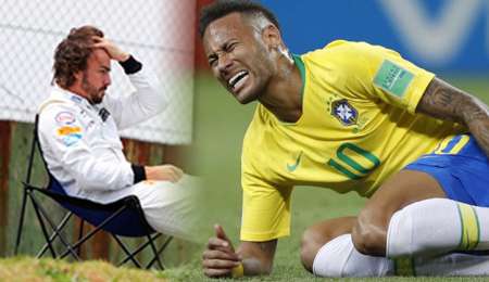 Compararon a Alonso con Neymar por ser exagerado