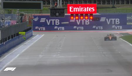 Norris sorprendió con su primera pole; Hamilton quedó 4° en Rusia