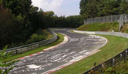 Silva en el emblemático Nürburgring