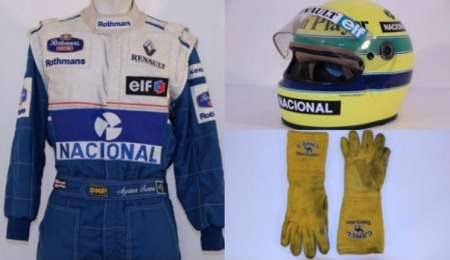 Recuperan objetos robados de Ayrton Senna