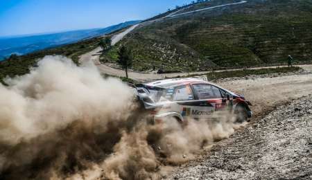 Tanak lideró un viernes perfecto para Toyota en Portugal