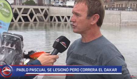  Se quebró, pero igual correrá el Dakar