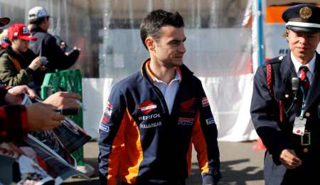 Llamativa lesión de Pedrosa por estrés