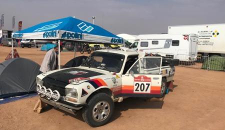 El Peugeot 504 que completó el Dakar Classic