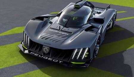 Peugeot sorprendió con su hypercar 9X8
