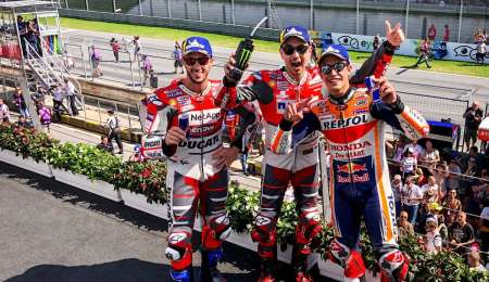 Resultado final del Moto GP en Austria