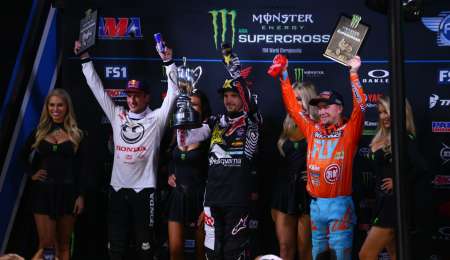 AMA Supercross: Jason Anderson extiende su racha en Oakland