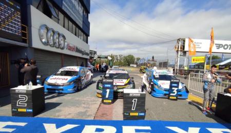 Los protagonistas del podio del TC2000