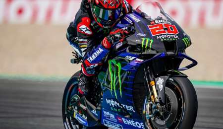 Quartararo y Viñales le dieron el 1-2 a Yamaha en Assen