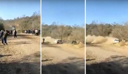 Dramáticas imágenes: accidente en el rally de Tucumán