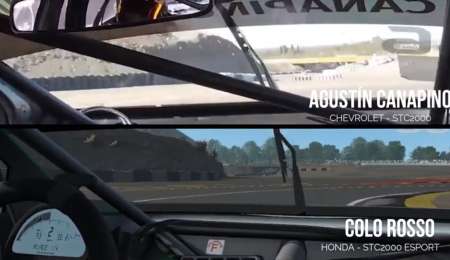 Vuelta real vs virtual, en El Zonda