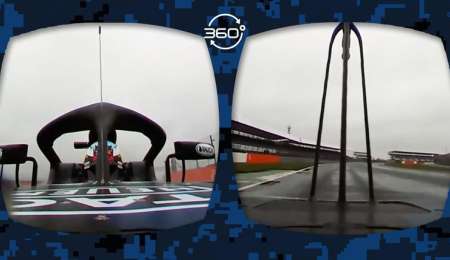 Una vuelta en 360° con el Red Bull de Ricciardo