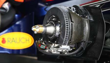 La frenada de los pilotos de F1