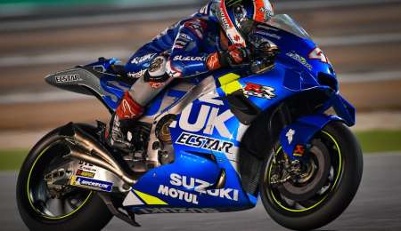 Rins pegó primero en los test de Qatar