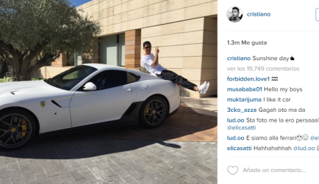 Cristiano Ronaldo, fanático de los fierros