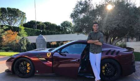La nueva Ferrari de Cristiano Ronaldo