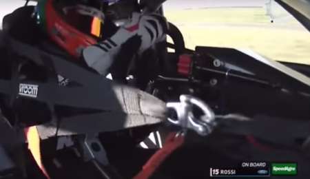 Rossi y una vuelta rápida al circuito de Paraná