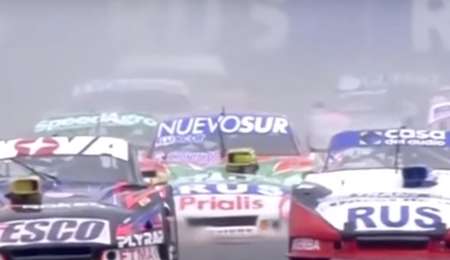 Ruggiero de cuarto a primero en la segunda serie