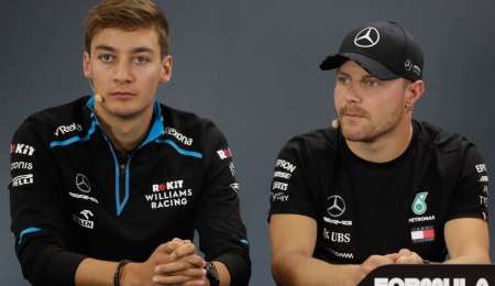 Williams piensa en un trueque Russell-Bottas