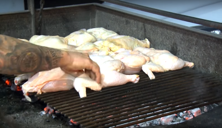 Un clásico del TC: asado post victoria