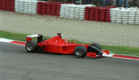 Cuando Ferrari se vistió de negro