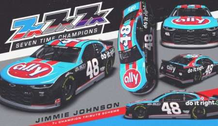 Jimmie Johnson rendirá homenaje a Dale Earnhardt y Richard Petty