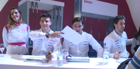 Los pilotos de Toyota dijeron presente en el Salón del Automóvil