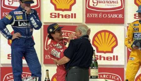Senna – Fangio: un podio, miles de emociones