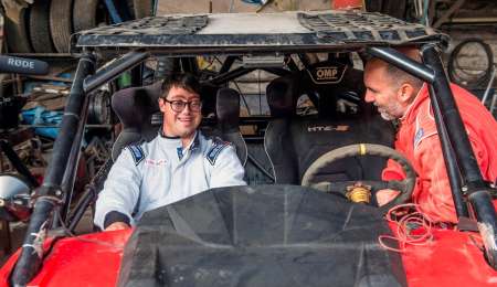 Lucas Barrón: el primer competidor con síndrome de Down del Dakar