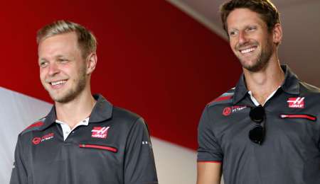 Grosjean y Magnussen probarán un auto de Nascar 