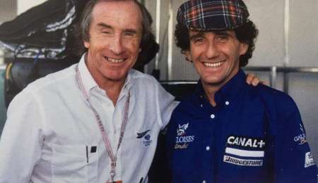 Jackie Stewart pone Fangio como el mejor y a Prost sobre Senna