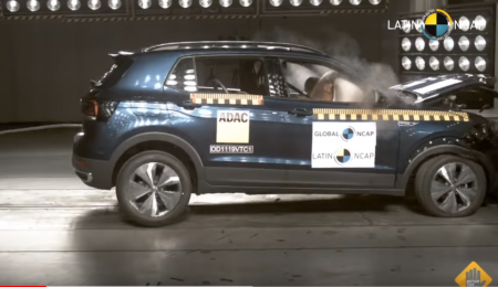 Seguridad: 5 estrellas para el Volkswagen T-Cross