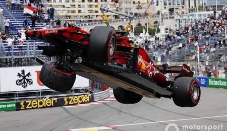 Leclerc mantiene la pole: no hay daños en la caja de la Ferrari