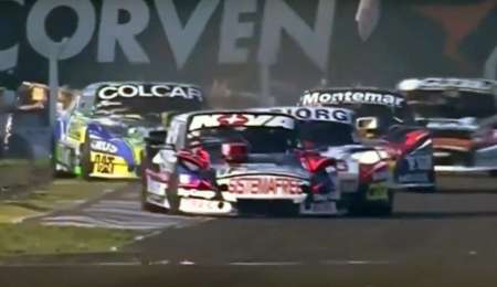 Así fue el toque entre Rossi y Lambiris