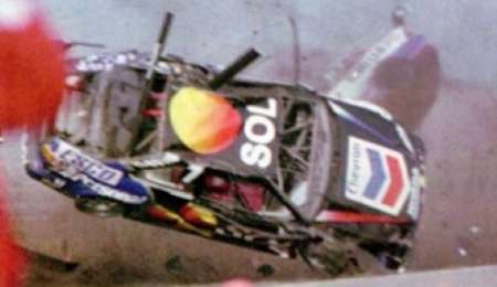 El interminable vuelco de Juan María Traverso en Olavarría